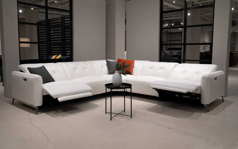 Oversize Recliner | Italian Leather | Azalea Modern Motion Reclining Sectional | Mofit Home Furniture